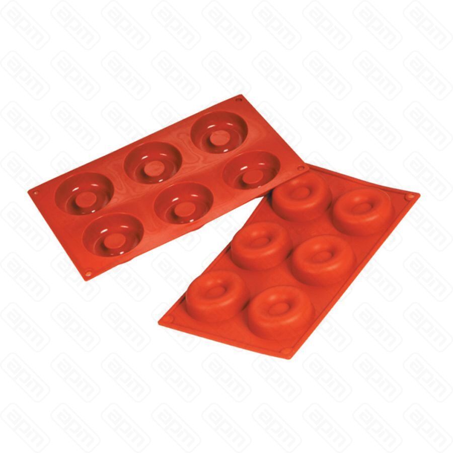 Форма силиконовая PL Proff Cuisine Саварин 6 ячеек d 72 мм h 23 мм 30175 см