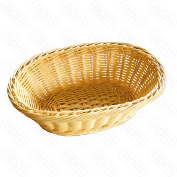 Хлебница плетеная 23515 см h 7 см ротанг бежевая овальная PL Proff Cuisine