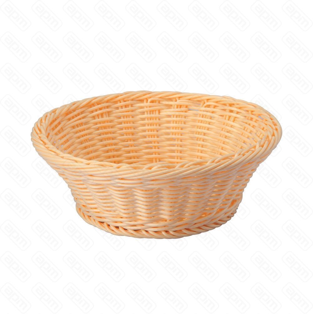 Хлебница плетеная d 23 см h 7 см бежевая ротанг PL Proff Cuisine