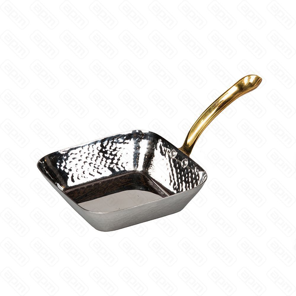 Сковородка порционная с ручкой 12735 см нержавейка PL Proff Cuisine