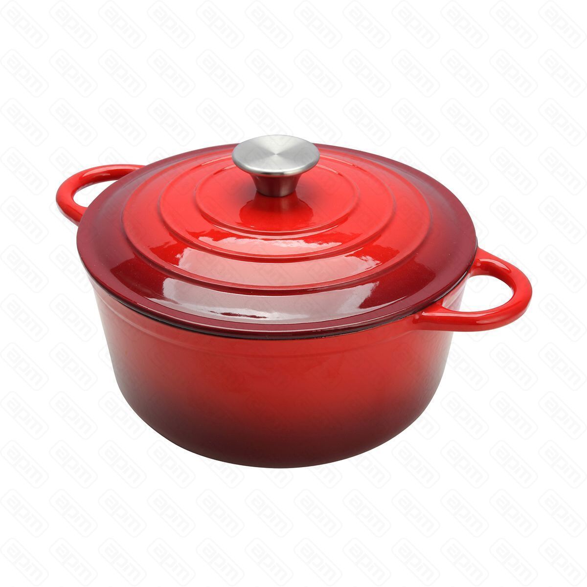 Кастрюля эмалированная с крышкой D28 СМ чугун PL Proff Cuisine