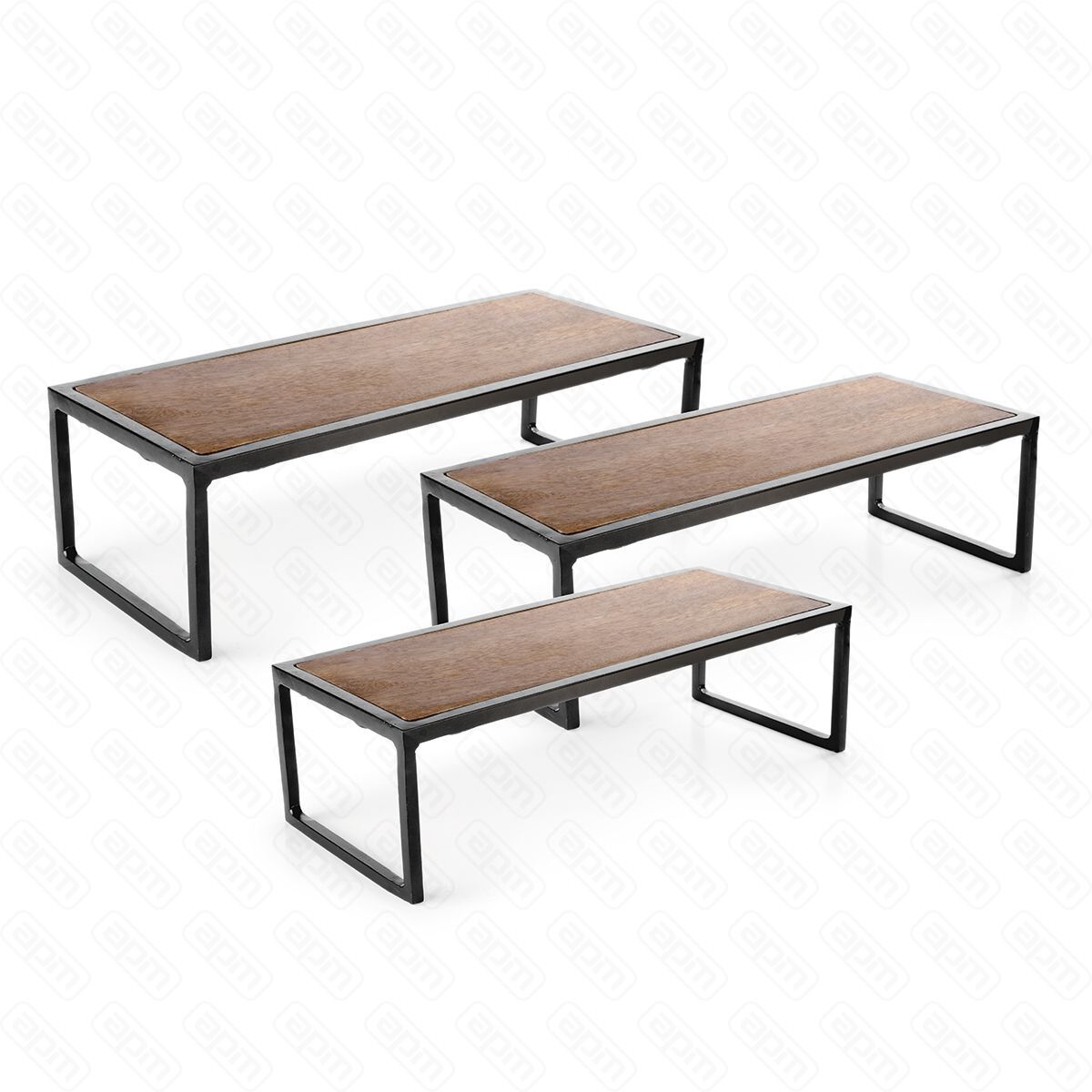 Набор из 3-х фуршетных подставок 1-32158  2-351510  3-381513 см PL Proff Cuisine