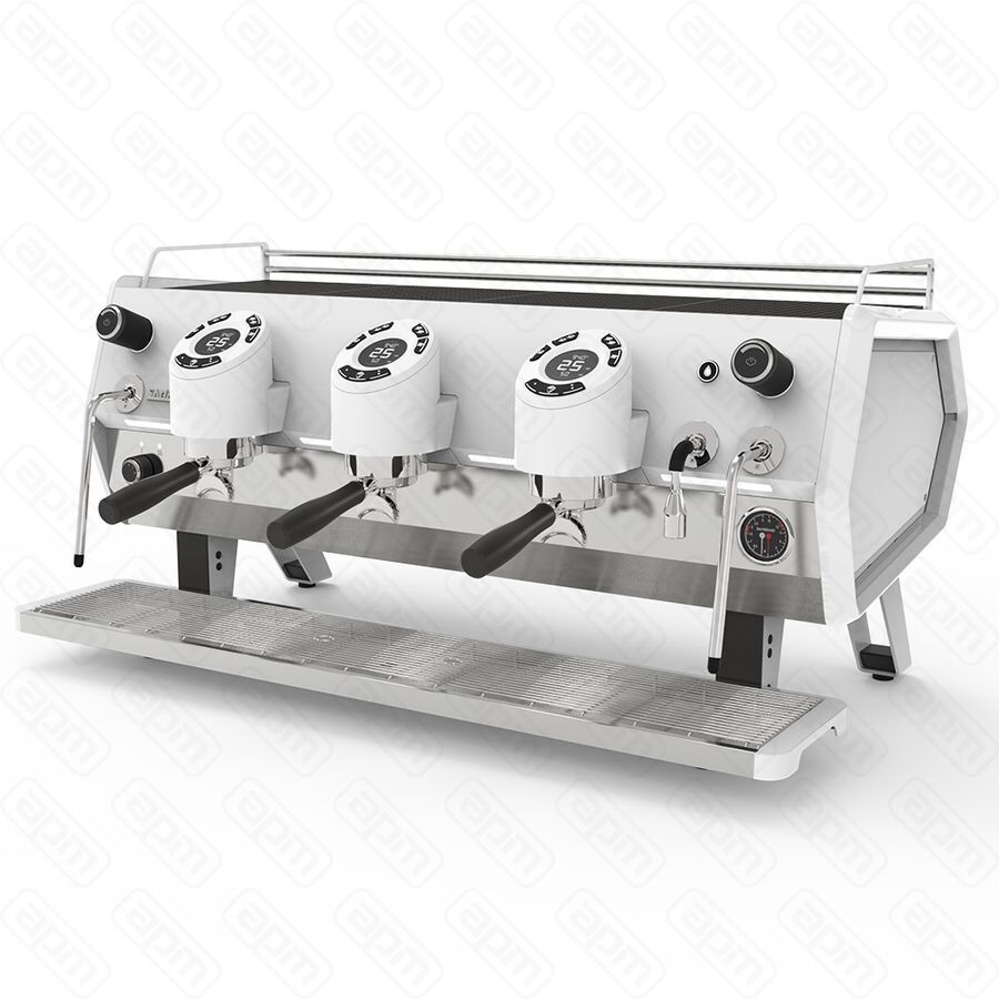 Кофемашина Sanremo D8 PRO 3 высокие грTotal WhiteПодсветкаCold TouchСистема смешанной водыбелая