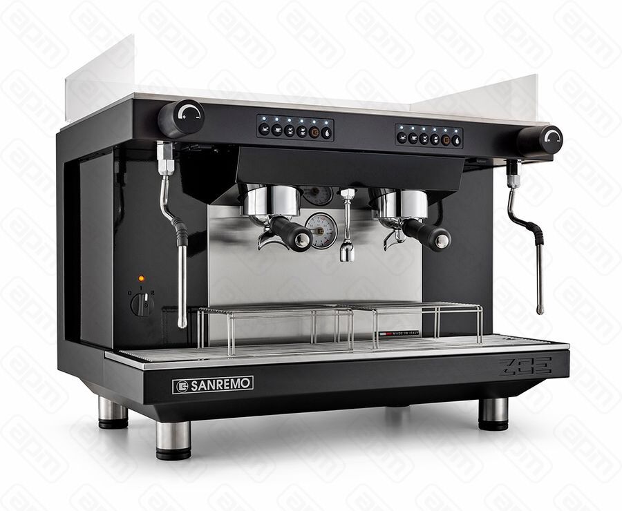 Кофемашина Sanremo Zoe SED автомат 2 высокие гр чрная