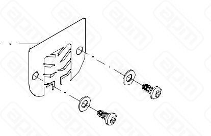 Заслонка для разрыхления комков и снятия электростатики арт25820027v1903KIT