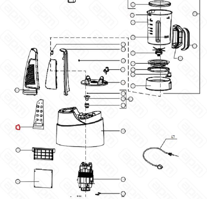 Плата дисплея HP-1128-HT-DISP v10 поз 39 для TM1128 CO9299 без ГТД