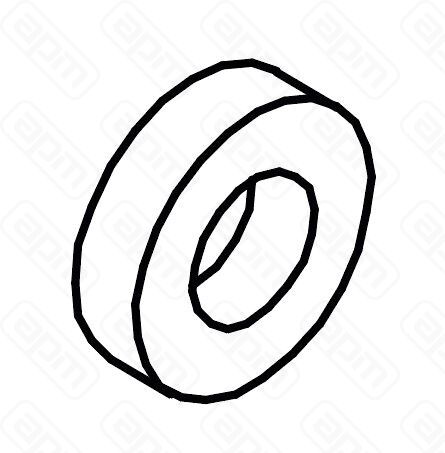 Прокладка EPDM PEROX 75SHA 155XI8X4 Sanremo арт 10054452