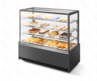 Витрина Кондитерская Vete kub 130 Серый матовыйШлифованная нержавейка T7016MVG033B7016M