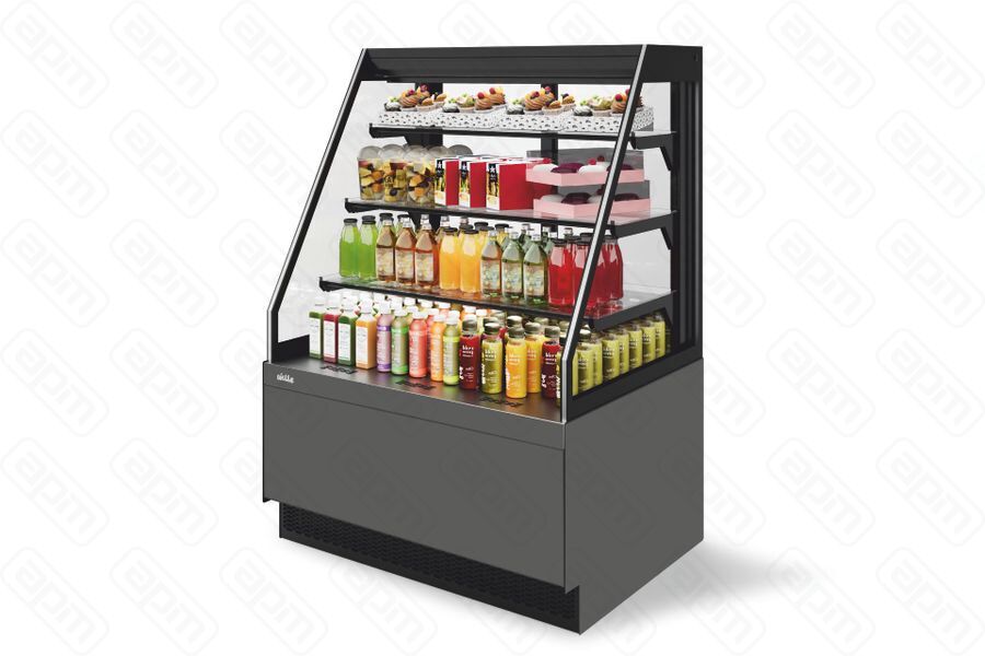 Витрина Кондитерская Vete II kub OFT 90 АнтрацитСерый матовый T7016MVG033B7016M