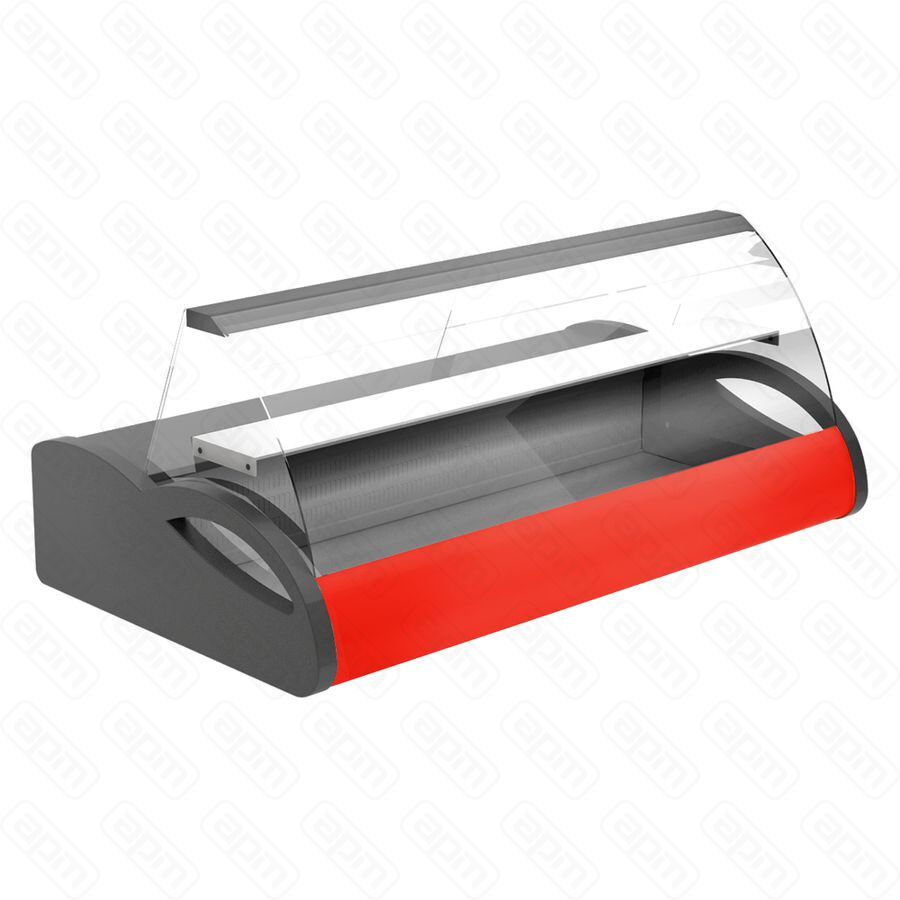 Витрина морозильная Полюс A87 SV 10-1 ВХСн-10 Арго ВХСн-10 Арго 0011-3020 бок сердекор красн