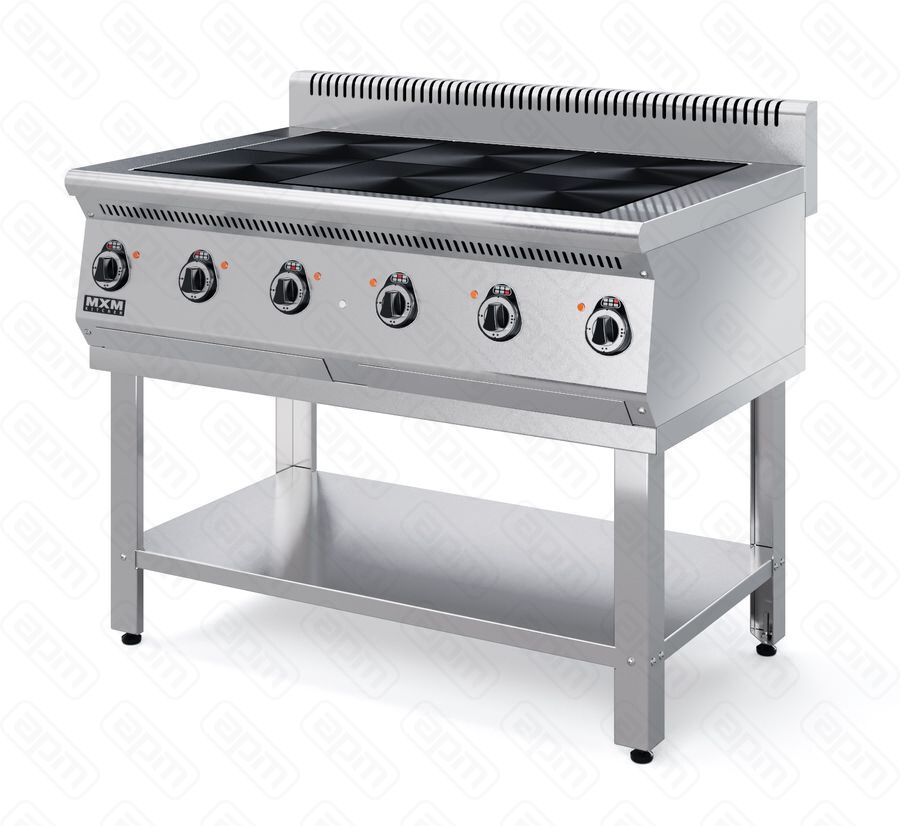 Плита электрическая ПЭ67П-02 6 конфорок нержподставка