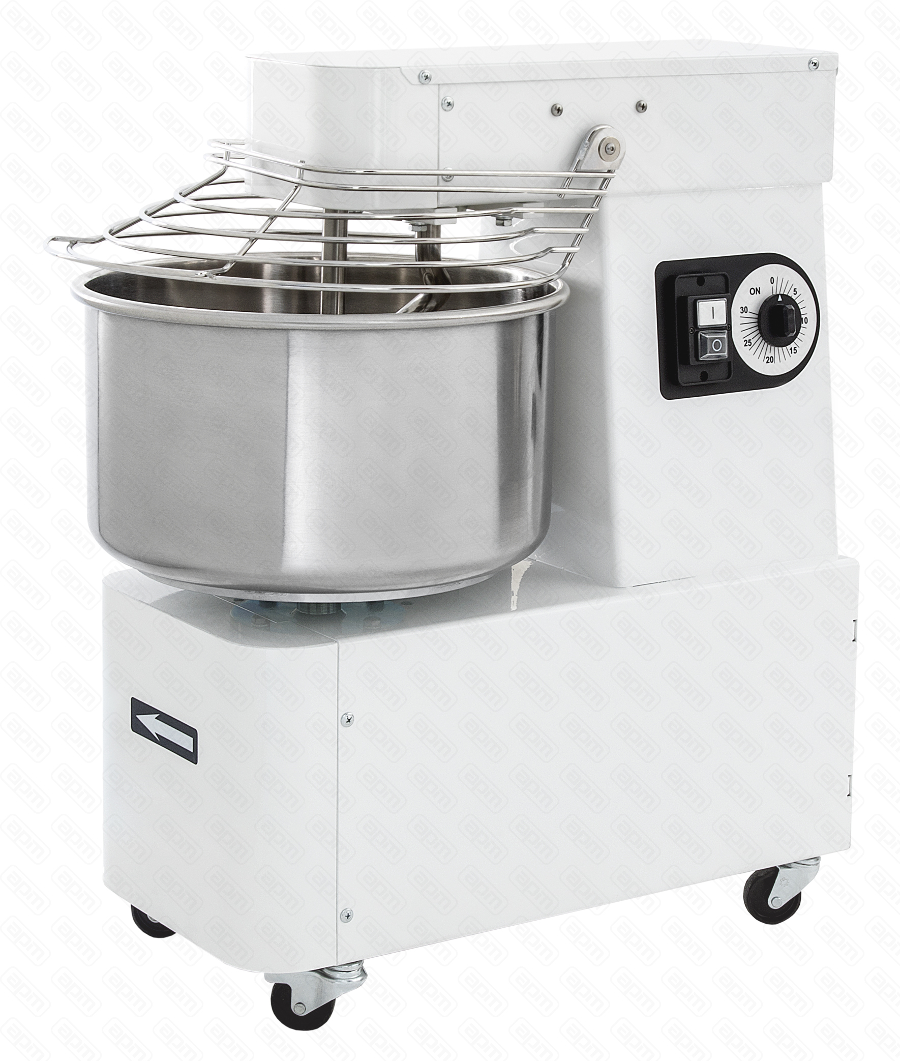 Тестомес спиральный PRISMAFOOD IBM 5 SPIRAL MIXER IBM 5 WITH TIMER AND CASTORS