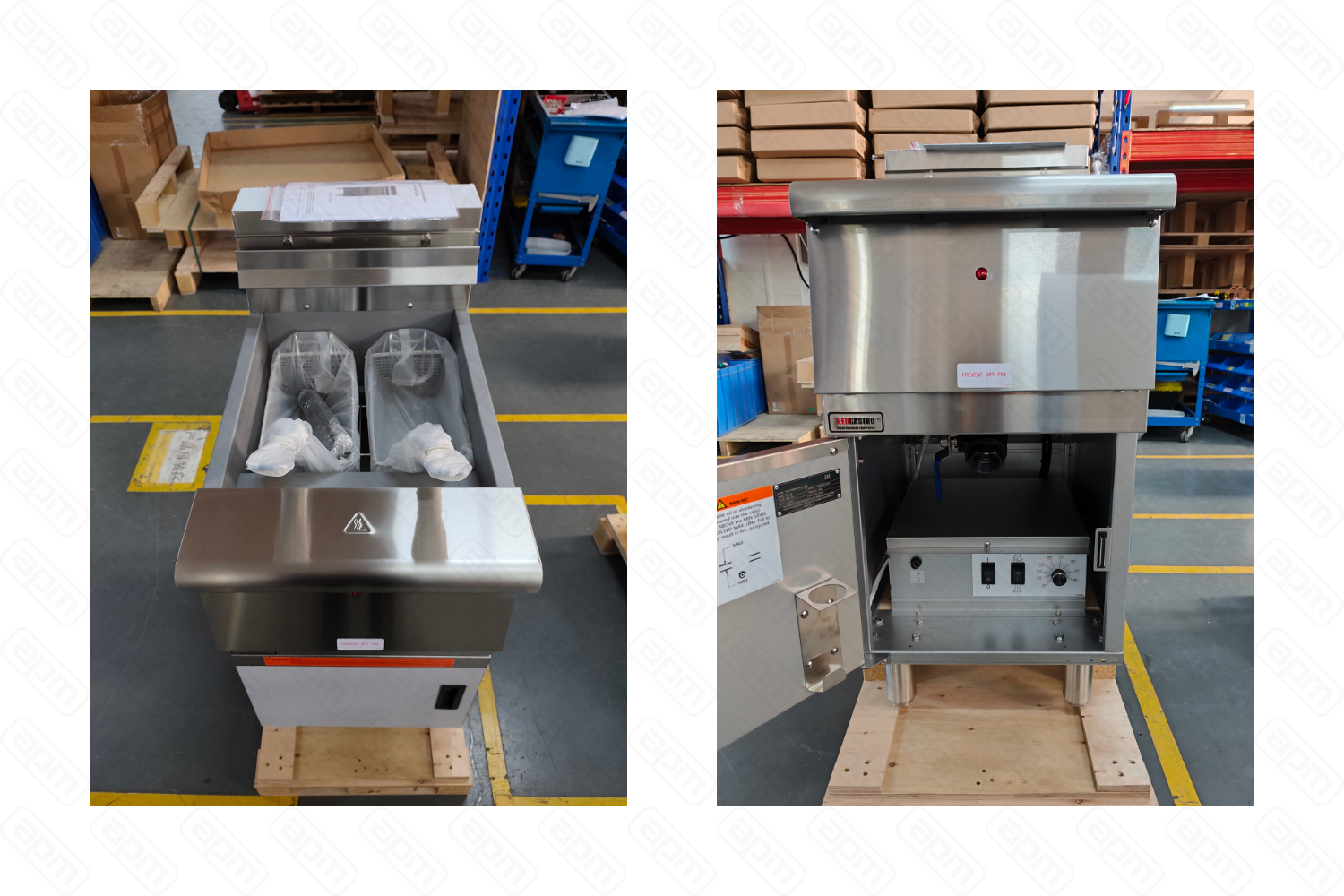 Фритюрница напольная электрическая 1 ванна 21л ELECTRIC FRYER