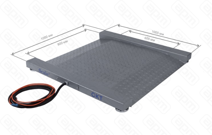 ВЕСЫ ЭЛ ПЛАТФОРМЕННЫЕ СКЕЙЛ 1 СКТ 1010  СКИ-12