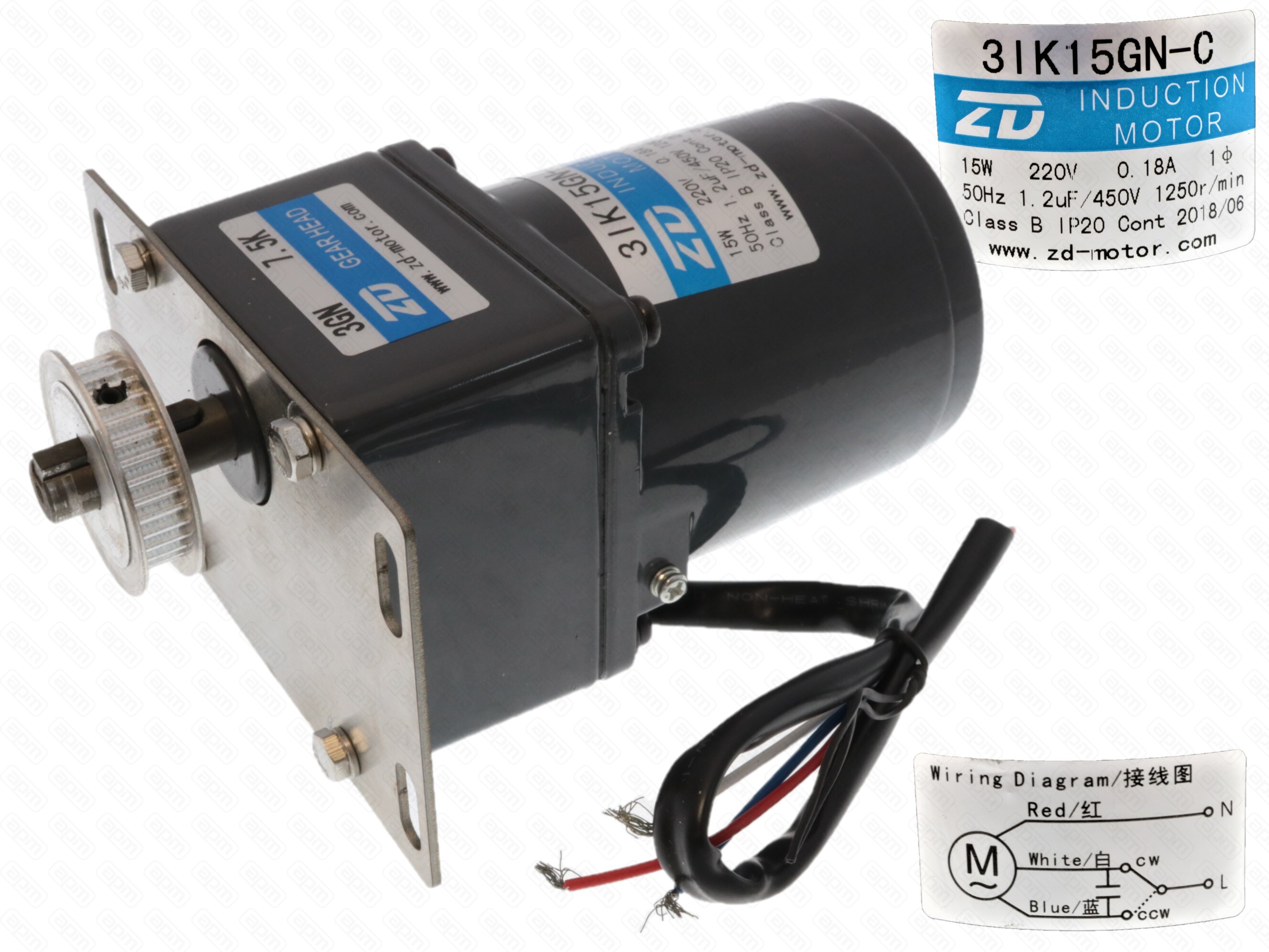 Двигатель агитатора S930T AGITATOR MOTOR 3TK15GN-C3GN75K