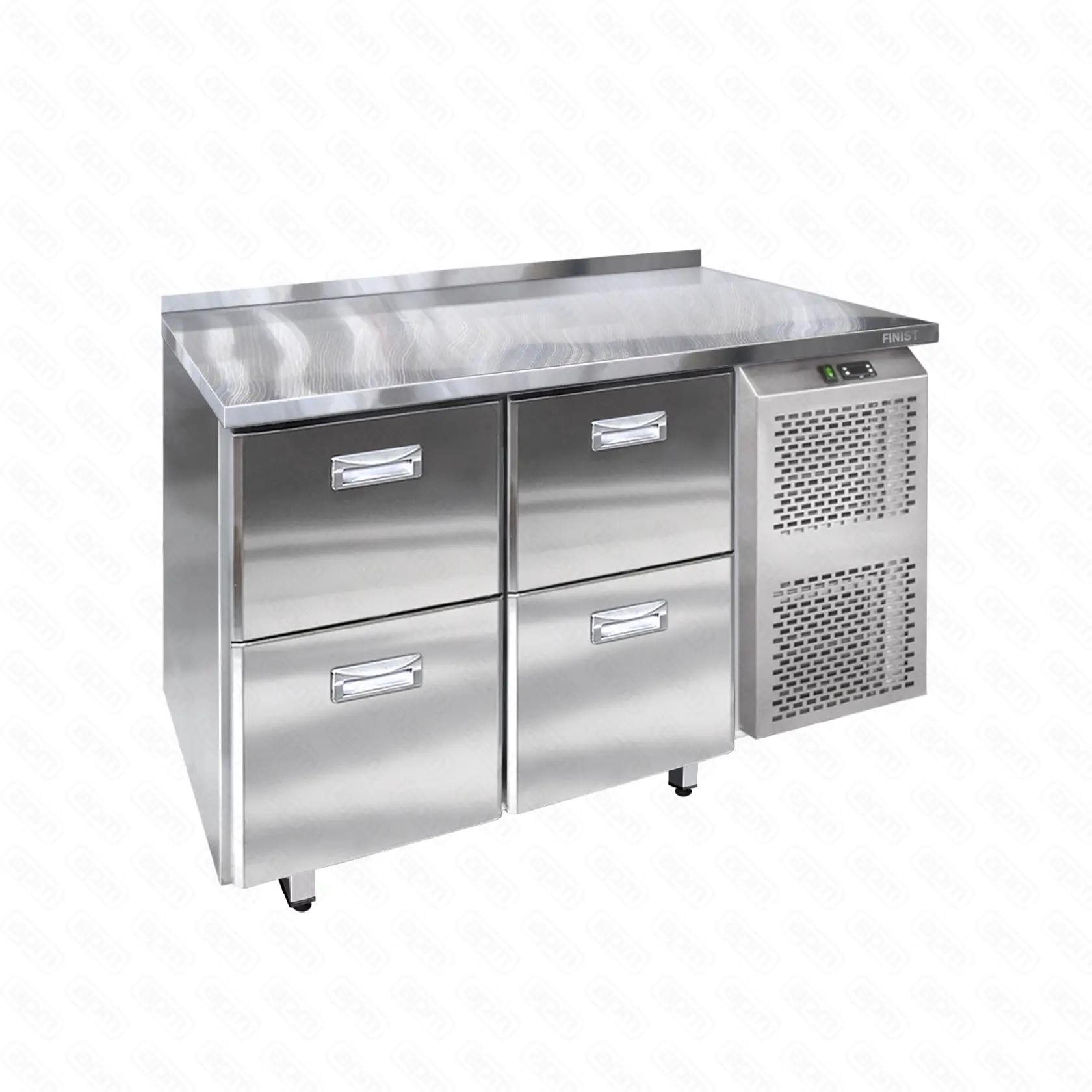 Стол холодильный среднетемпературный типа СХС-600-04 1400х600х850 4 ящика без борта