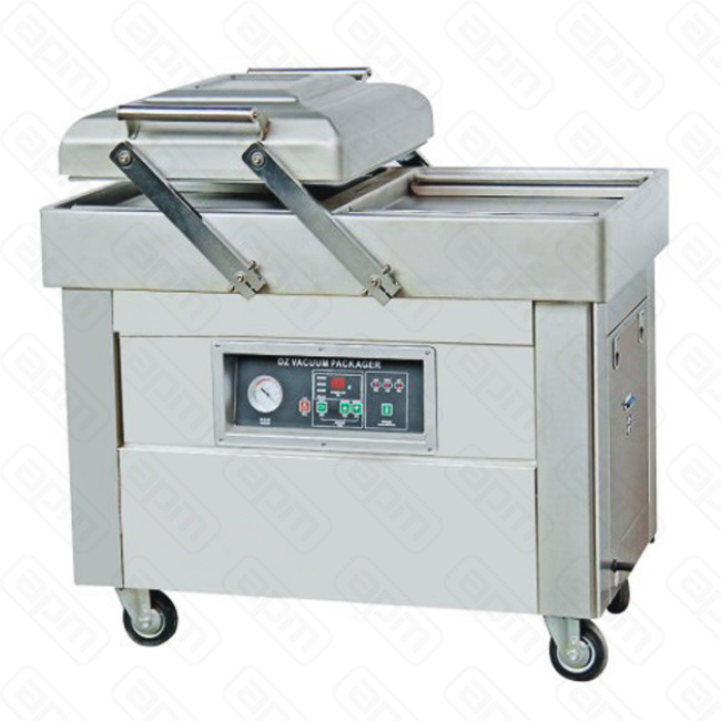 Напольная двухкамерная вакуум-упаковочная машина DZQ-4002SB SS