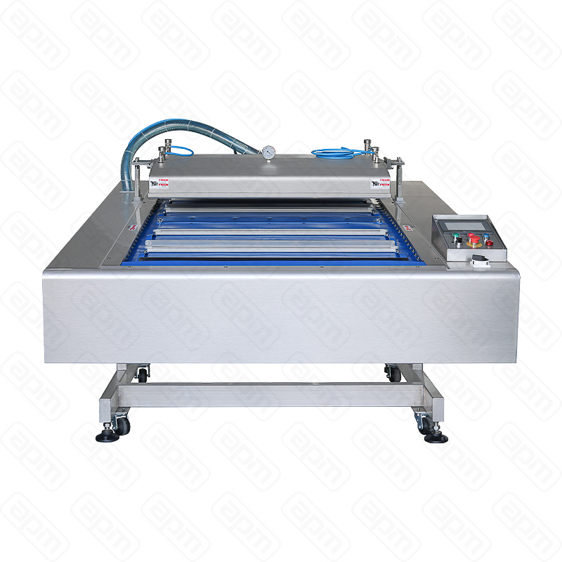 Автоматическая вакуум упаковочная машина конвейерного типа HVB-1020F1 DZ-1020F