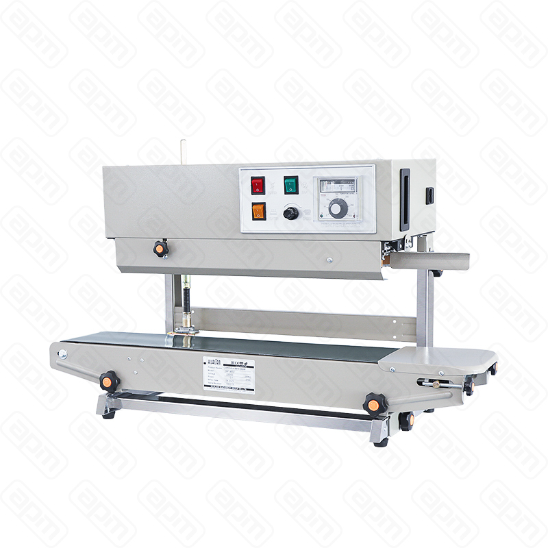 Роликовый конвейерный запайщик вертикального типа DBF-900V LOW COST