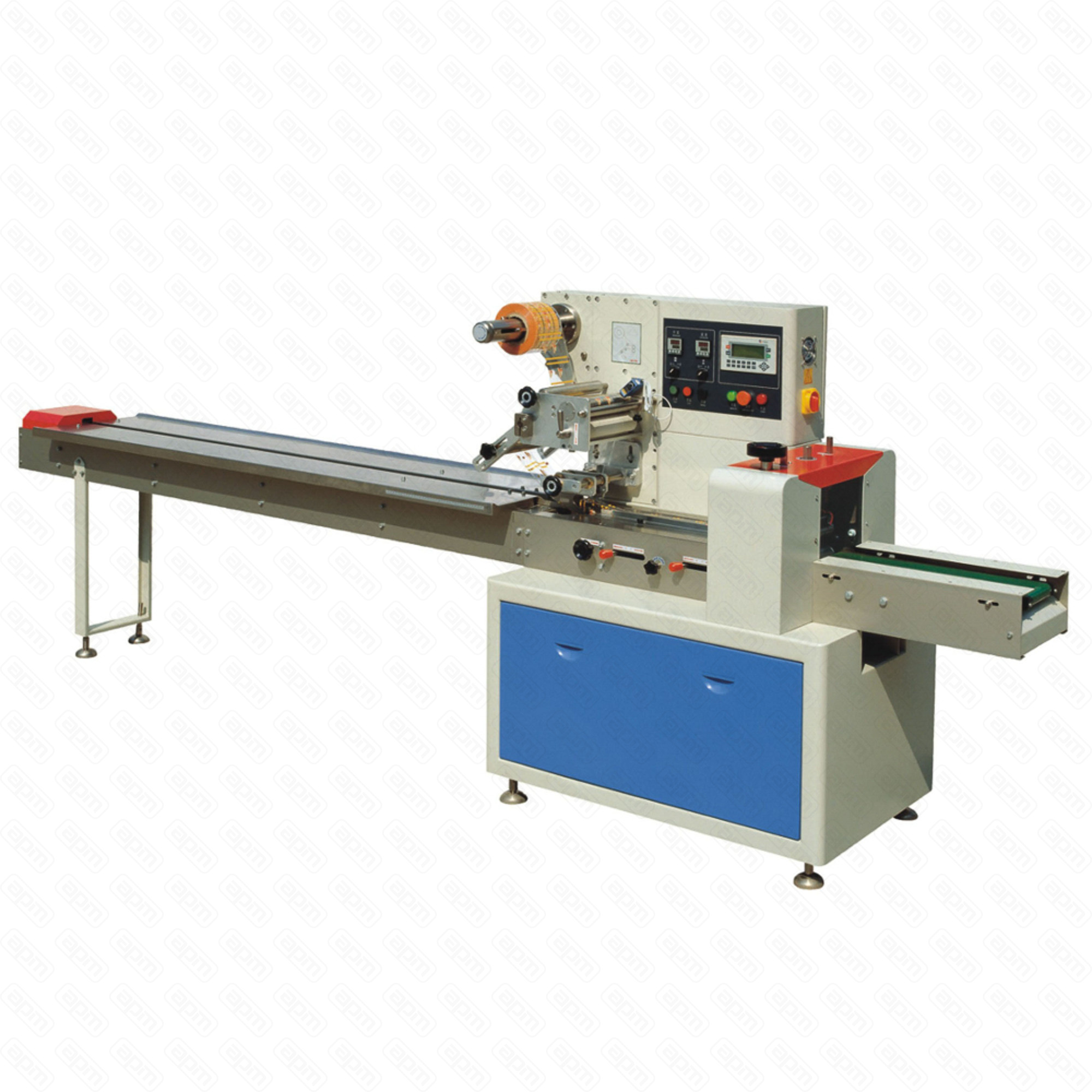 Автоматическая горизонтальная упаковочная машина DXDZ-250B нерж сенсорная панель