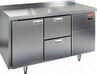 SN 12BT 100 мм столешн стол охл-10-18 1 дверь 2 ящика 1390х700х850мм HICOLD RUS