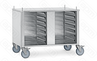 Подставка Convotherm 610 1010 закрытая с 3-х сторон 14 пар направляющих на колесах