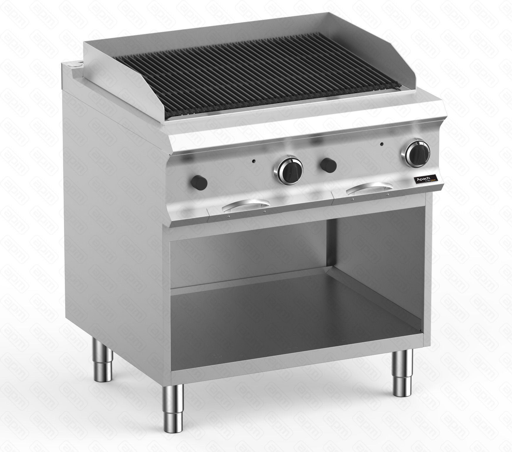 ГРИЛЬ ЛАВОВЫЙ ГАЗОВЫЙ 900 СЕРИИ APACH CHEF LINE GLLGG89OSP