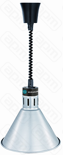 ЛАМПА ИНФРАКРАСНАЯ HURAKAN HKN-DL800 СЕРЕБРВЫСТ