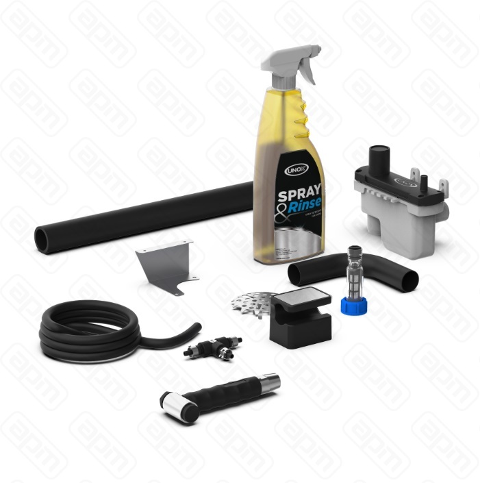 КОМПЛЕКТ ДУСТАНОВКИ  КОМПЛЕКТ ДМОЙКИ ДЛЯ ПЕЧЕЙ 600X400 UNOX XUC013