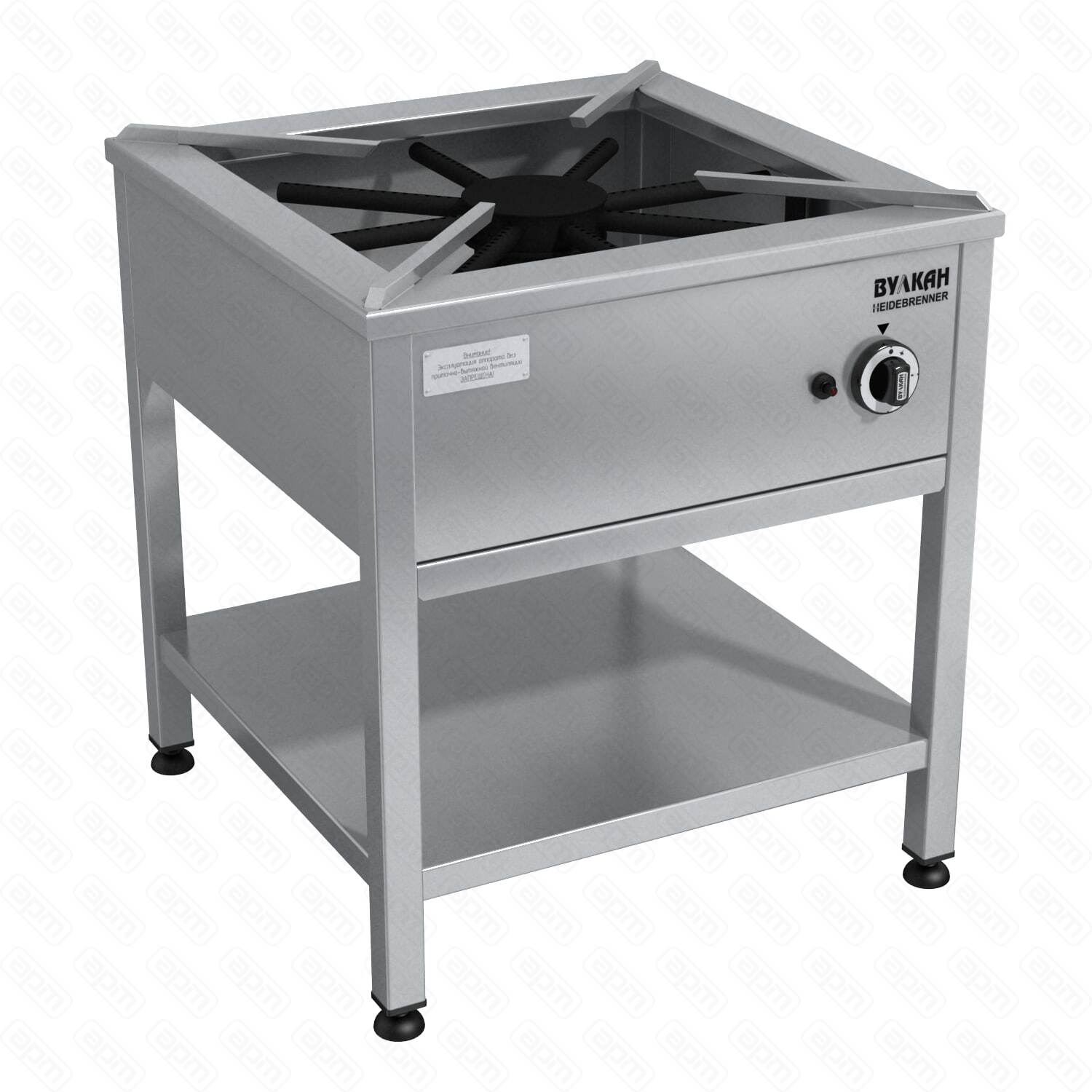ПЛИТА-ТАБУРЕТ ГАЗОВАЯ ВУЛКАН-HEIDEBRENNER GK2001 Арт 8124