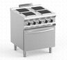ПЛИТА ЭЛЕКТРИЧЕСКАЯ 4 КОНФОРОЧН 700 СЕРИИ APACH CHEF LINE GLRE77FEP