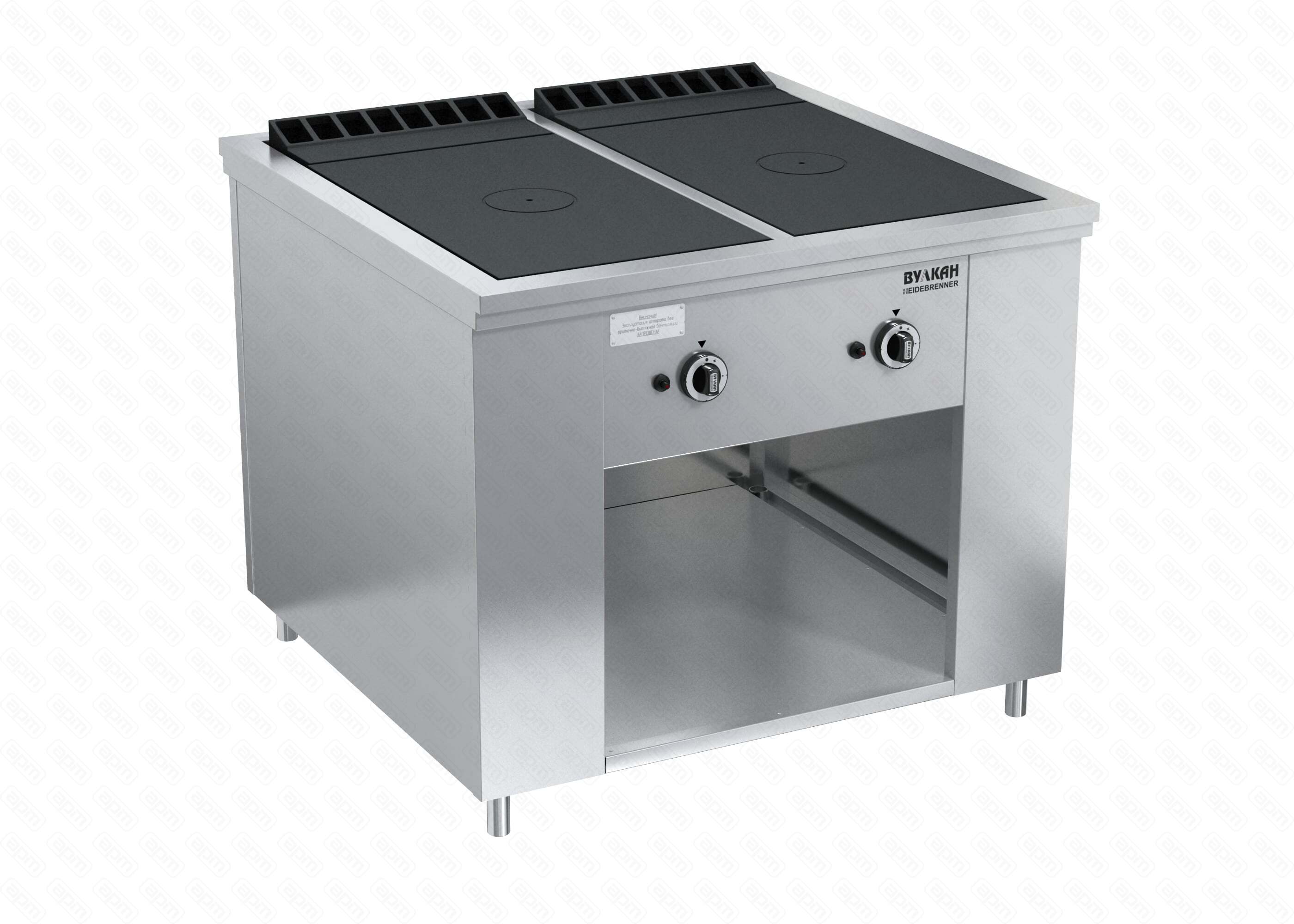 ПЛИТА ГАЗОВАЯ ВУЛКАН-HEIDEBRENNER ПРГ-IIА-2С MAXI АРТ8221