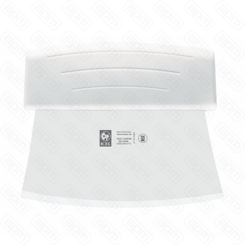 Скребок нерж 14см белый 542006039000140