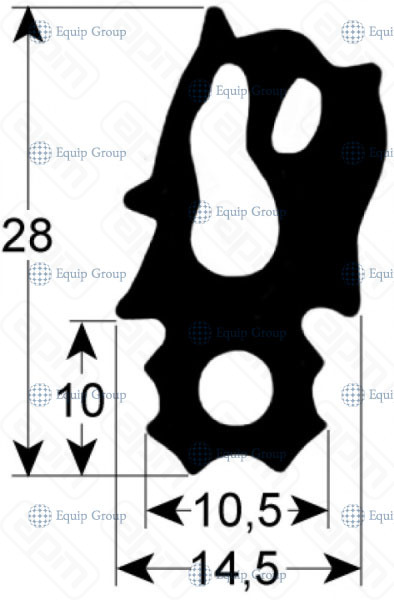 УПЛОТНЕНИЕ ДВЕРИ RATIONAL 2000397P